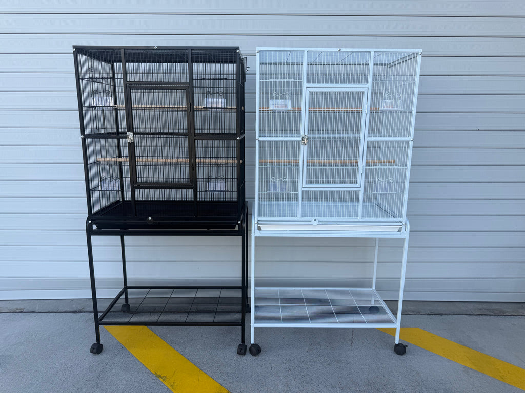 LARGE Flight Cage - Black & White
